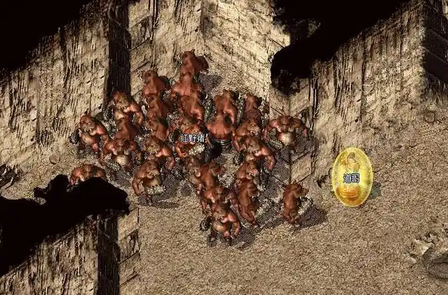 <b>猪洞二层刷黑野猪合作雷电术和魔法盾可越级打怪</b>